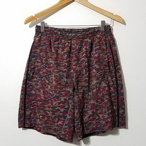 Lululemon Pace Breaker Urban leopard shorts